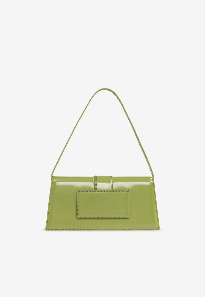 Jacquemus Le Bambino Patent Leather Shoulder Bag Green 221BA013 3128-550