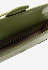 Jacquemus Le Bambino Patent Leather Shoulder Bag Green 221BA013 3128-550