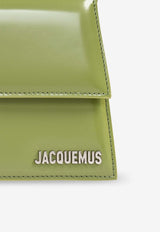 Jacquemus Le Bambino Patent Leather Shoulder Bag Green 221BA013 3128-550