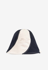 Jacquemus Le Bob Gelato Paneled Bucket Hat Navy  255AC714 5012-1HL