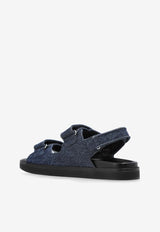 Givenchy 4G Denim Sandals Navy  BE308 7E2BP-401