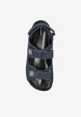 Givenchy 4G Denim Sandals Navy  BE308 7E2BP-401