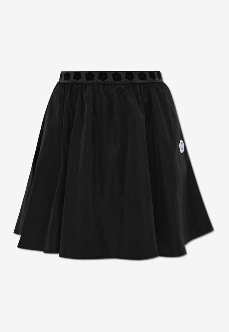 Kenzo Boke Flower Mini Skirt Black FF52JU309 9FI-99