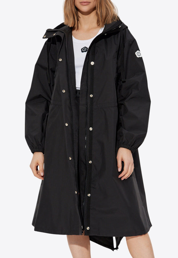 Kenzo Boke 2.0 Zip-Up Parka Black FF52OU142 9NB-99