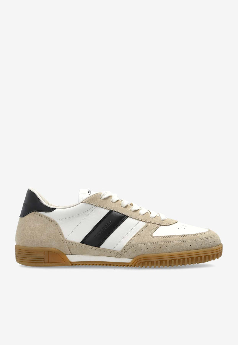 Tom Ford Terence Low-Top Sneakers Beige J1539 LCL457N-5J001