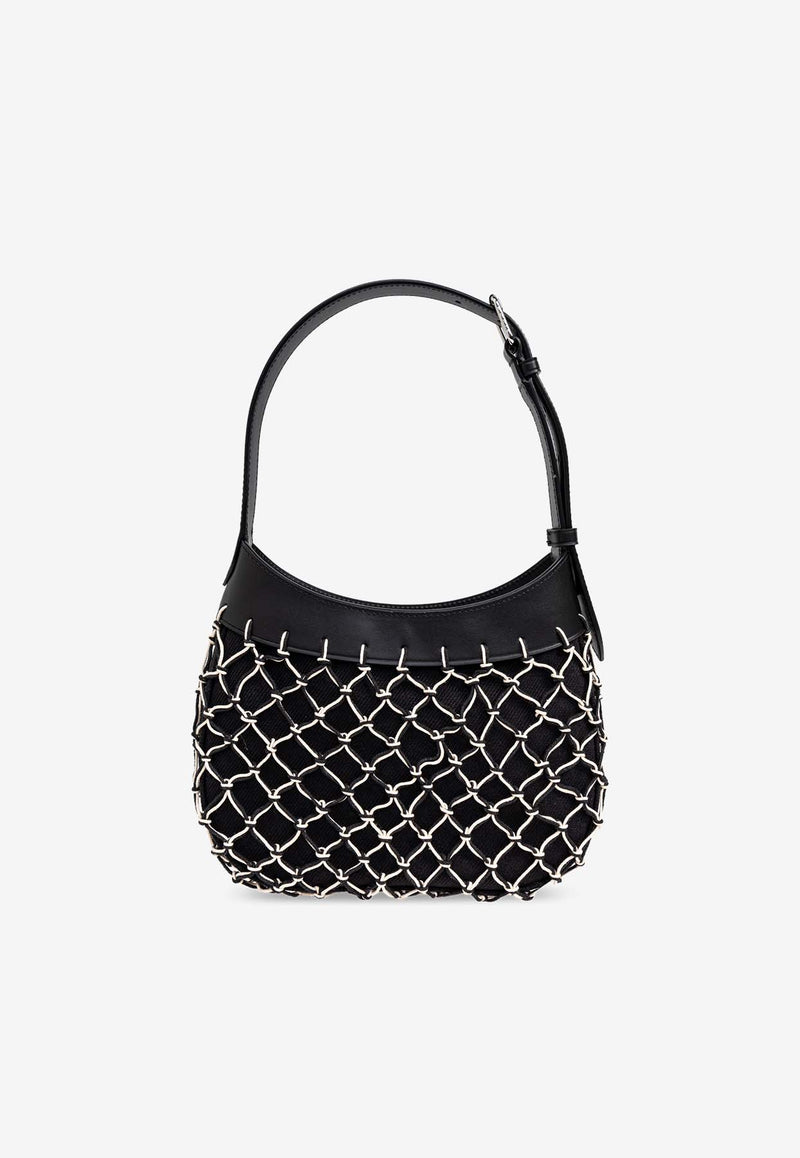 Kenzo Kenzoama Net-Overlay Shoulder Bag Black FF52SA605 B05-99