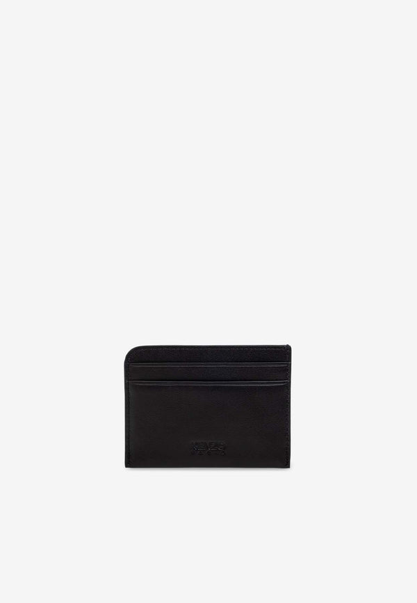 Kenzo Varsity Tiger Leather Cardholder Black FF55PM600 L46-99