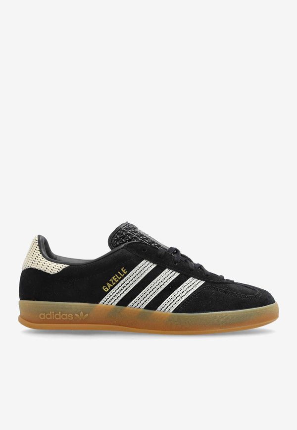 Adidas Originals Gazelle Indoor Suede Sneakers Black JI2755 0-CBLACK WONWHI GUM3