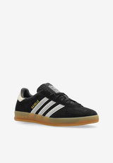 Adidas Originals Gazelle Indoor Suede Sneakers Black JI2755 0-CBLACK WONWHI GUM3