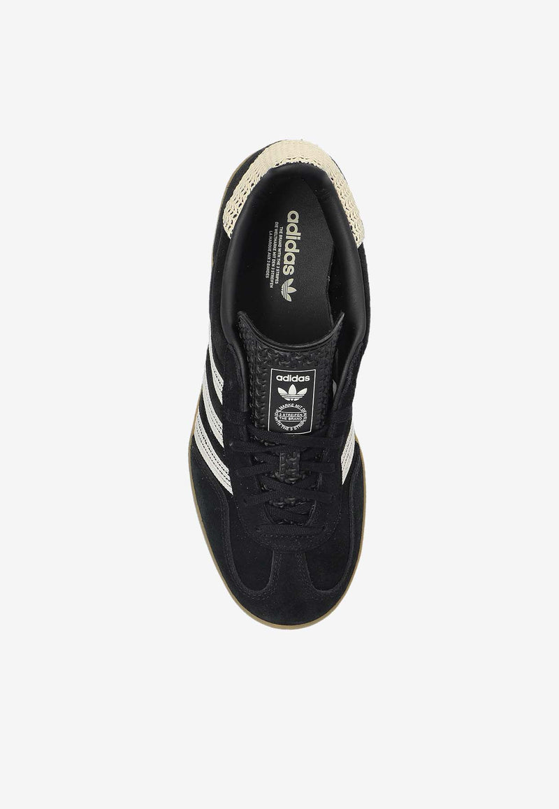 Adidas Originals Gazelle Indoor Suede Sneakers Black JI2755 0-CBLACK WONWHI GUM3