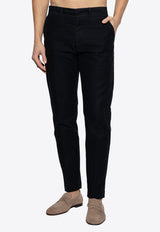 Tom Ford Straight-Leg Tailored Pants Navy  SHL014 FMC171S25-HB906