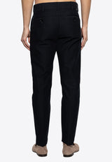 Tom Ford Straight-Leg Tailored Pants Navy  SHL014 FMC171S25-HB906