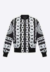 Versace Medusa Chains Reversible Bomber Jacket Black 1018824 1A13441-5B950