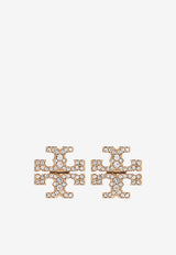 Tory Burch Kira Crystal Embellished Earrings Gold 158535 0-783