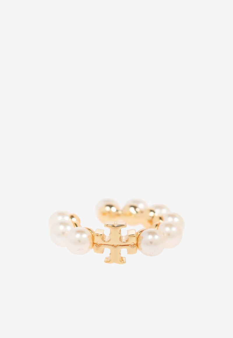 Tory Burch Kira Pearl Embellished Ear Cuffs Gold 164619 0-137