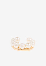 Tory Burch Kira Pearl Embellished Ear Cuffs Gold 164619 0-137