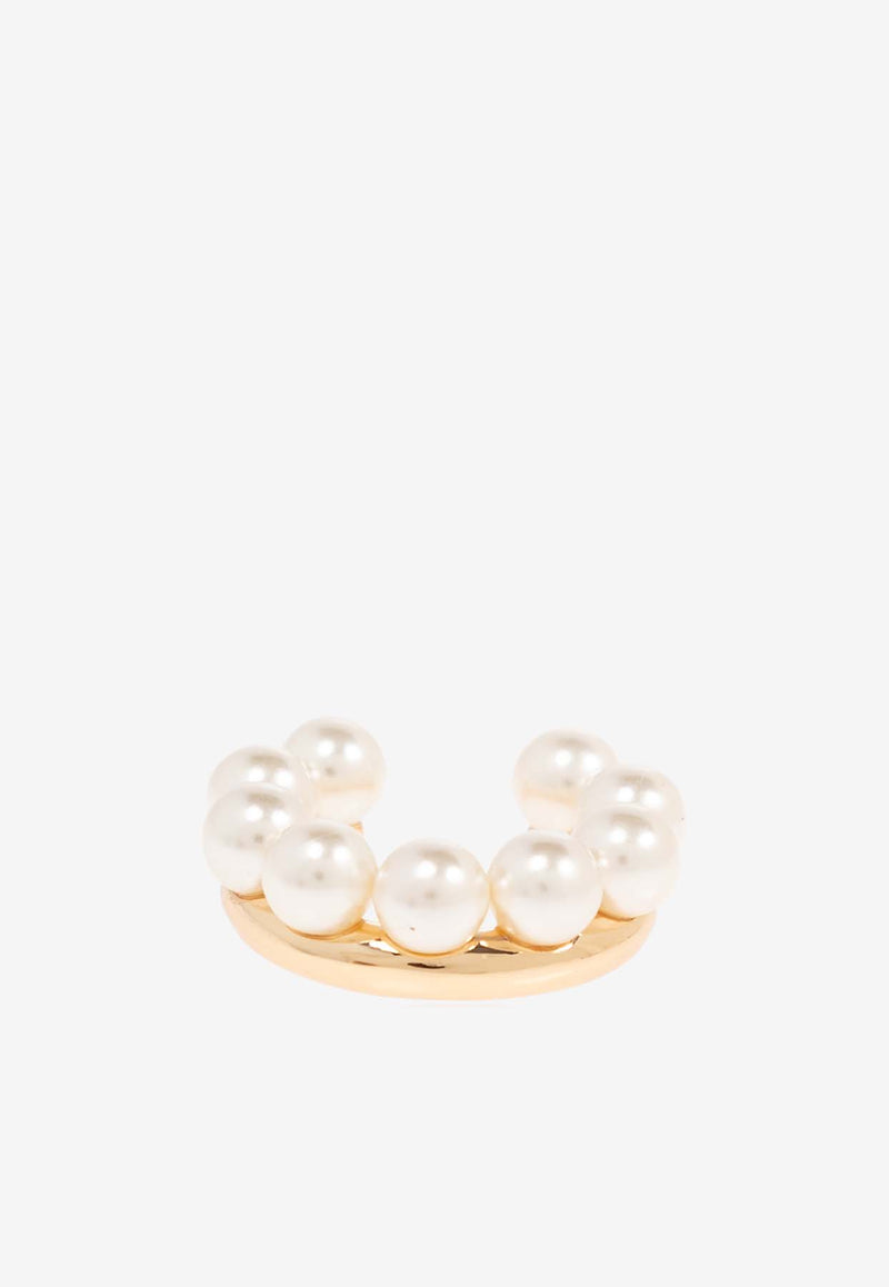 Tory Burch Kira Pearl Embellished Ear Cuffs Gold 164619 0-137