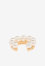 Tory Burch Kira Pearl Embellished Ear Cuffs Gold 164619 0-137