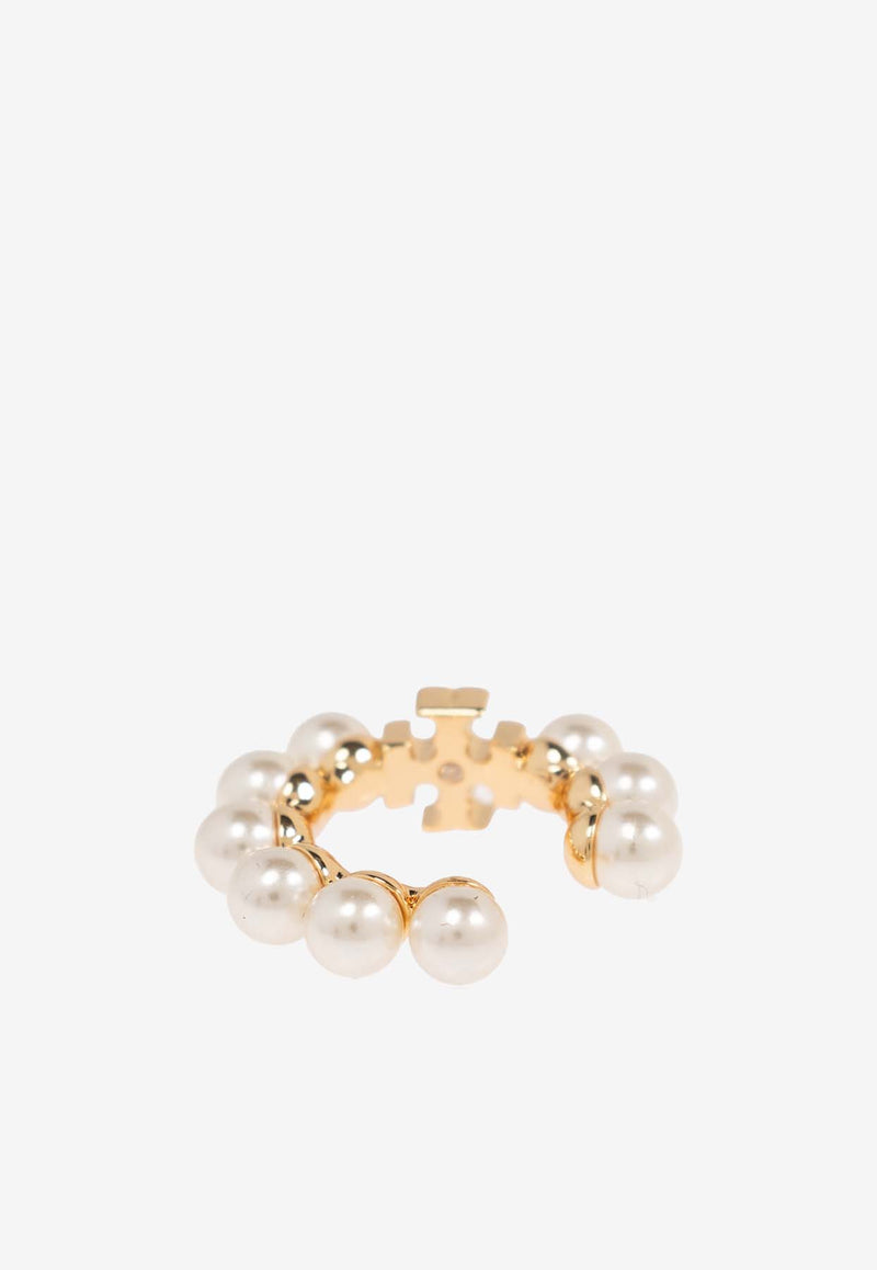 Tory Burch Kira Pearl Embellished Ear Cuffs Gold 164619 0-137