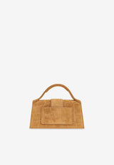 Jacquemus The Mini Bambino Suede Top Handle Bag Beige 213BA006 3243-830