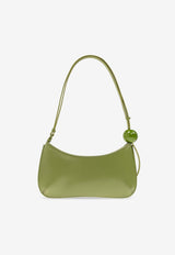 Jacquemus The Bisou Perle Leather Shoulder Bag Green 233BA057 3128-550