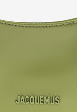 Jacquemus The Bisou Perle Leather Shoulder Bag Green 233BA057 3128-550