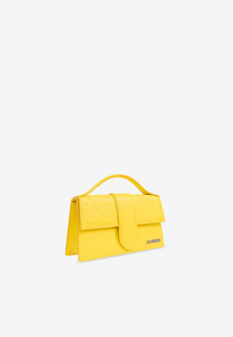 Jacquemus Le Grand Bambino Top Handle Bag Yellow 213BA007 3234-250