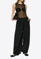 Jacquemus The Melao Draped Pants Black 251PA127 1541-990