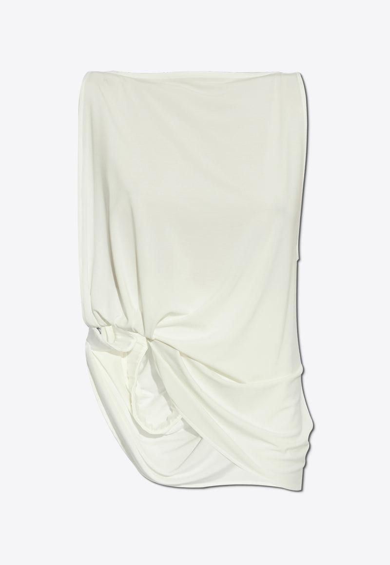 Jacquemus The Peplo Boatneck Top White 251TO122 2381-100