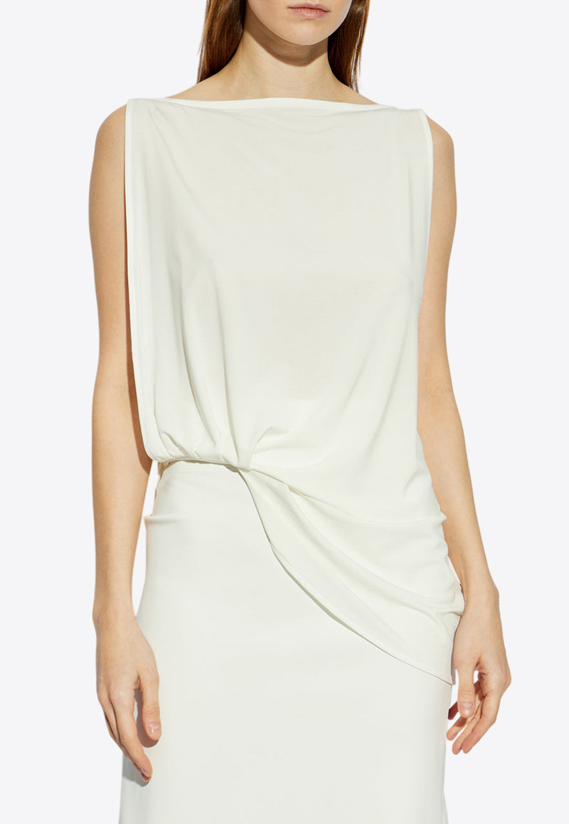 Jacquemus The Peplo Boatneck Top White 251TO122 2381-100