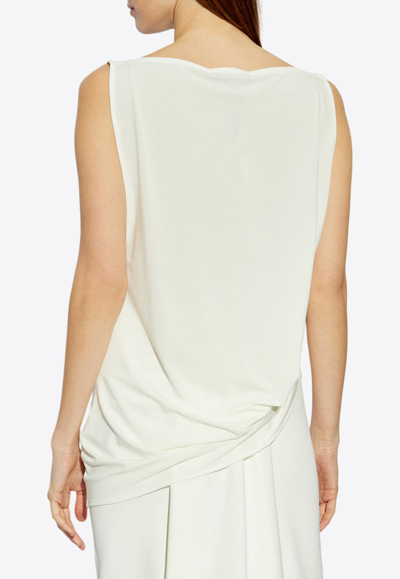 Jacquemus The Peplo Boatneck Top White 251TO122 2381-100