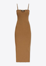 Jacquemus The Sierra Midi Dress Brown 241KN358 2355-150