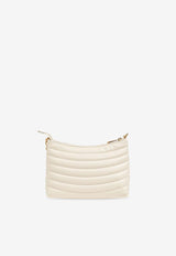 Salvatore Ferragamo Mini Quilted Leather Crossbody Bag Cream 220821 MINI BAG 780255-MASCARPONE