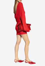 Jacquemus The Croisière Open-Back Mini Dress Red 251DR240 1026-471