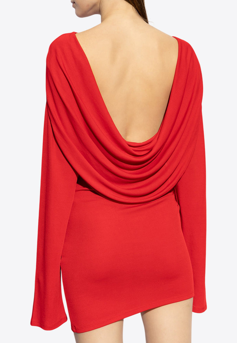 Jacquemus The Croisière Open-Back Mini Dress Red 251DR240 1026-471