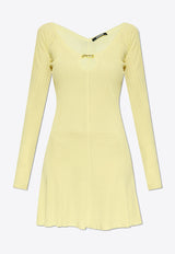 Jacquemus The Pralù Scalloped Mini dress Yellow 251KN356 2424-210