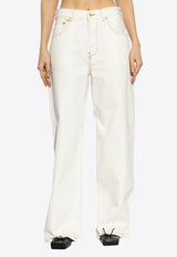 Jacquemus The Wide de-Nîmes Jeans White 241DE038 1514-11C