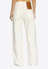 Jacquemus The Wide de-Nîmes Jeans White 241DE038 1514-11C