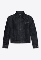 Jacquemus The Canevas de-Nîmes Denim Jacket Navy 251DE075 1782-390