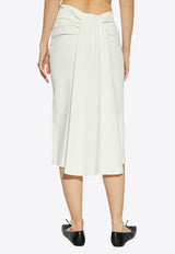 Jacquemus The Sablier High-Waist Pencil Skirt White 251SK075 1621-100