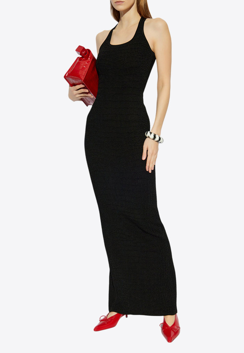 Jacquemus The Scala Maxi Racerback Dress Black 251KN572 2429-990