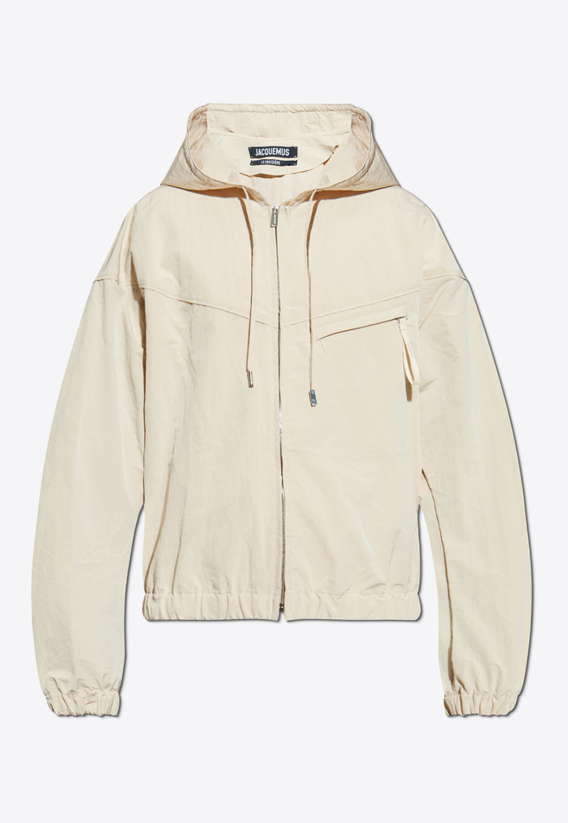 Jacquemus Bateau Windbreaker Jacket Cream 255CO064 1714-110