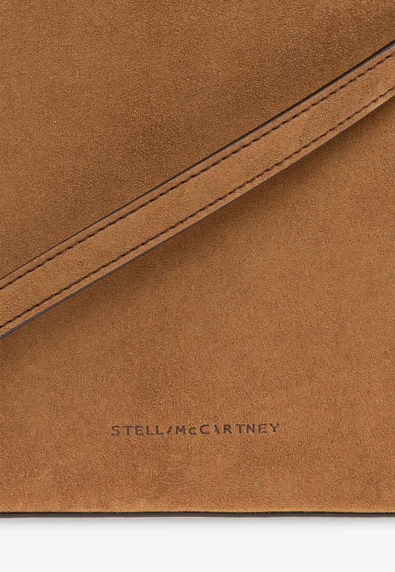 Stella McCartney Frayme Whipstitch Crossbody Bag Brown 7B0108 WP0518-5742