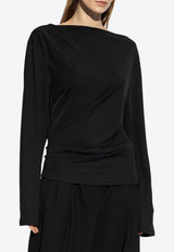 Jacquemus The Croisière Draped Top Black 251TO121 1026-990