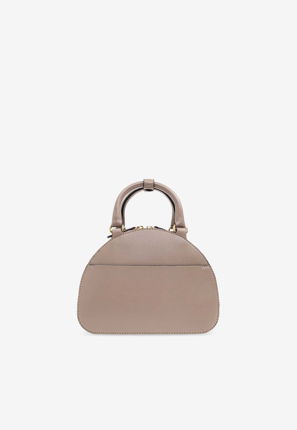 Stella McCartney Perforated Logo Top Handle Bag Beige 7B0134 W8542-2800