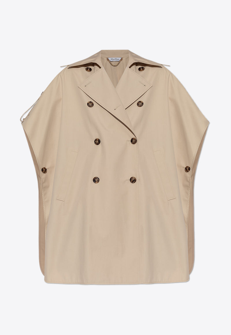 Max Mara Finezza Double-Breasted Short Coat Beige FINEZZA 2514731031-002