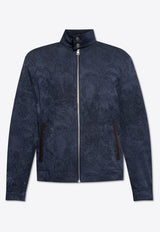 Etro Jacquard Paisley Zip-Up Jacket Navy MRBA0062 99TJB21-B0065