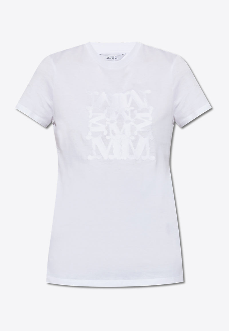 Max Mara Giovane Embroidered T-shirt White GIOVANE 2511941042-022