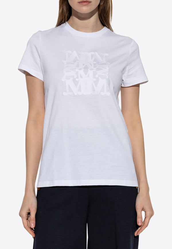 Max Mara Giovane Embroidered T-shirt White GIOVANE 2511941042-022