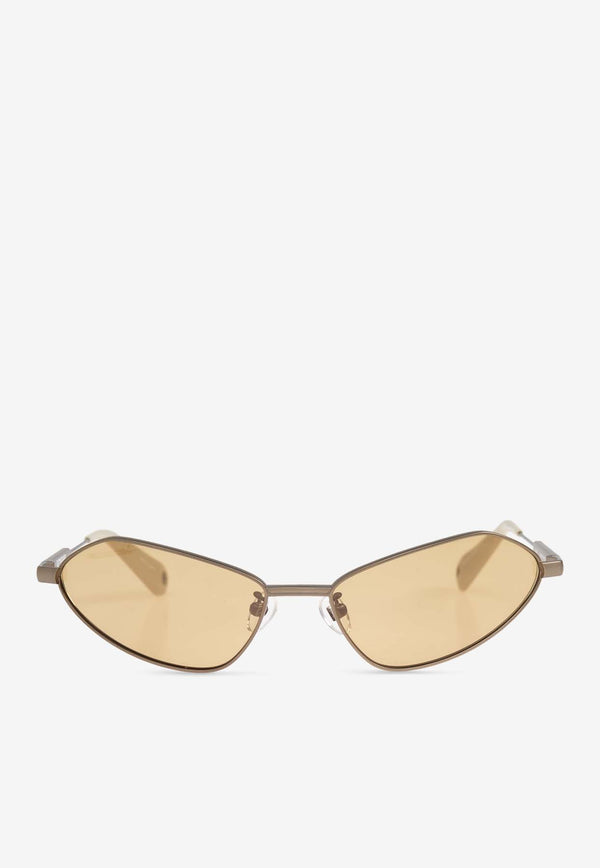 Jacquemus Bambino Cat-Eye Sunglasses Yellow JAC68 0-C4SUN